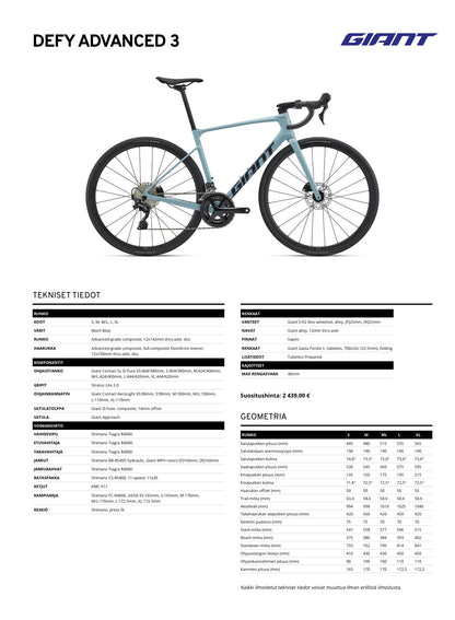 Giant Defy Advanced 3 2027