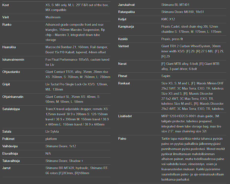 Liv Intrigue LT Advanced 2 (2024)