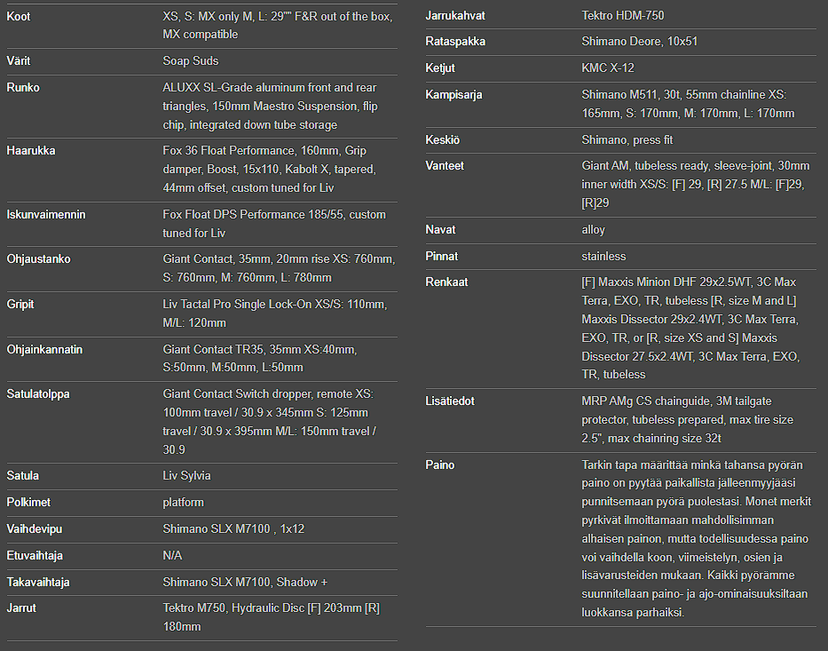 Liv Intigue LT 1 (2023)