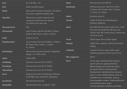 Giant Propel Advanced SL 0 DA