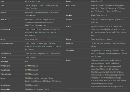 Giant TCR Advanced Pro 0 AXS